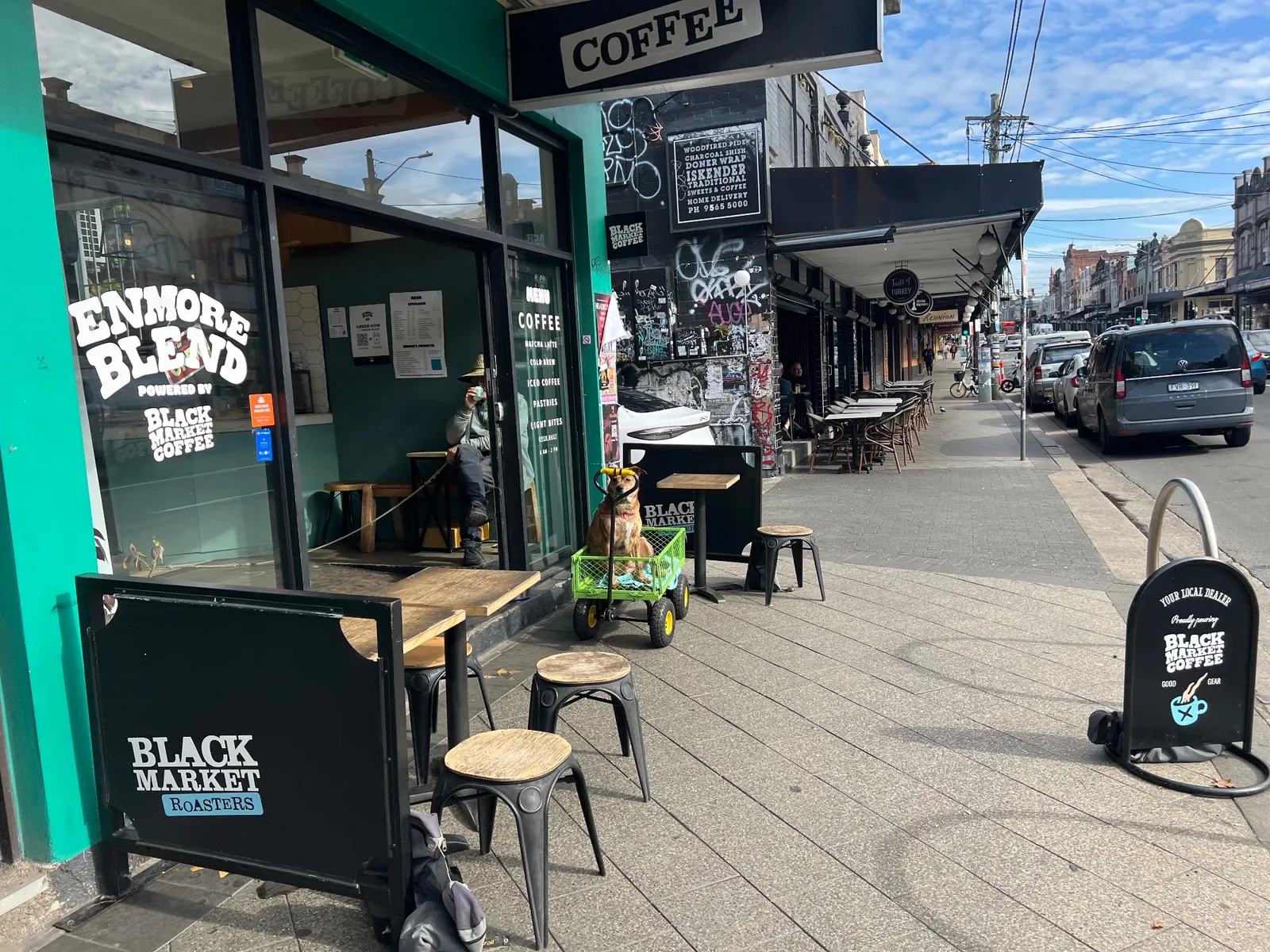Black Market Coffee Enmore cafe in Enmore