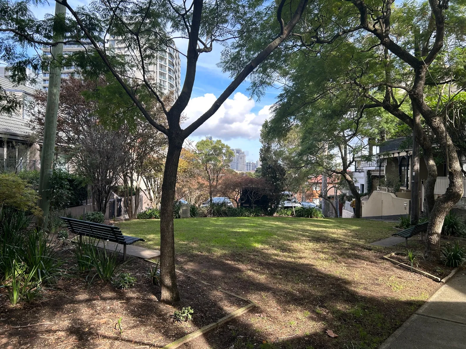 Constable Reserve park in Lavender Bay