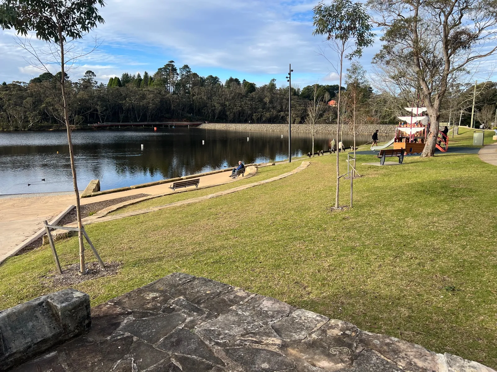 Wentworth Falls Lake park in Wentworth Falls