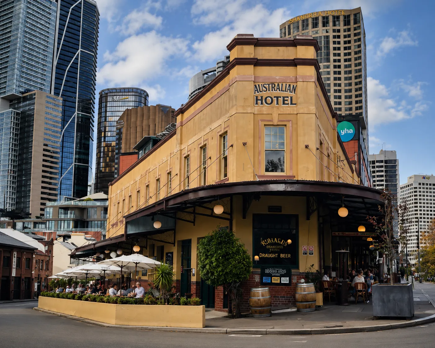 The Australian Heritage Hotel pub in The Rocks