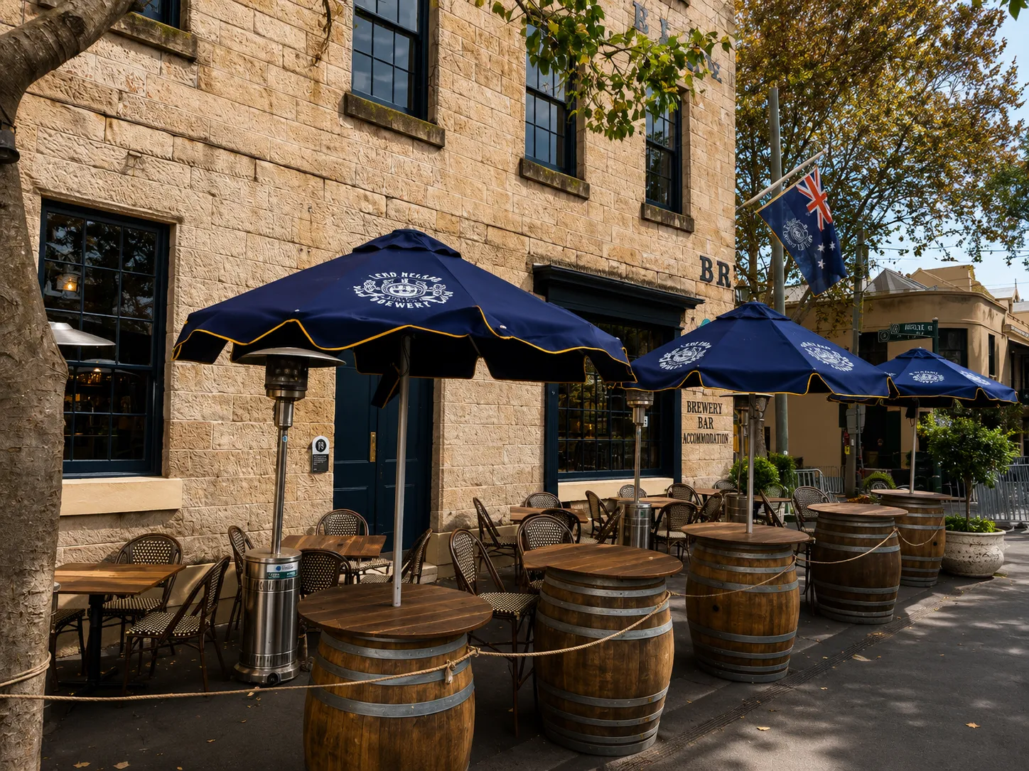The Lord Nelson Brewery Hotel brewery in The Rocks